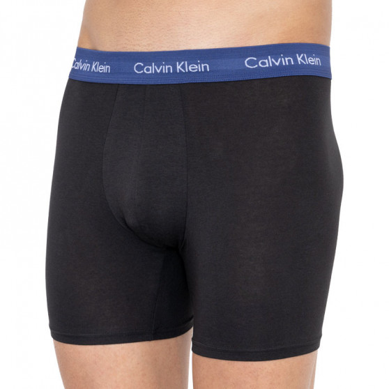 3PACK Moške boksarice Calvin Klein črne (NB1770A-BUW)