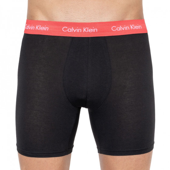 3PACK Moške boksarice Calvin Klein črne (NB1770A-BUW)