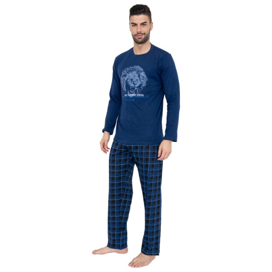 Moška pižama Gino temno modra (79063)