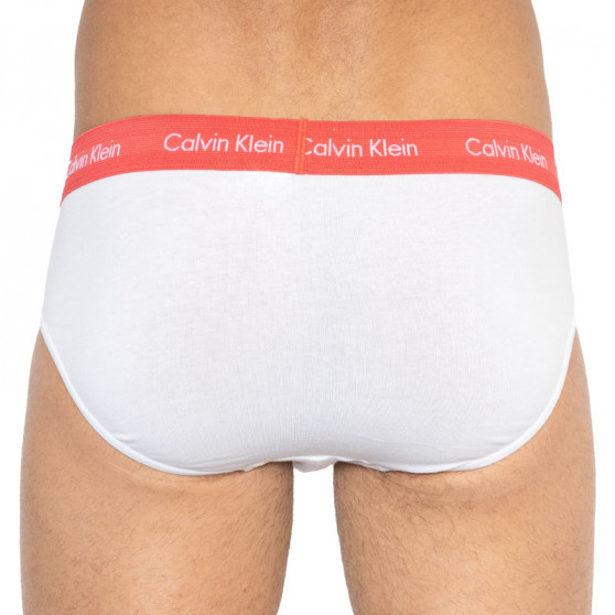 3PACK moške hlačke Calvin Klein bele (U2661G-BUH)