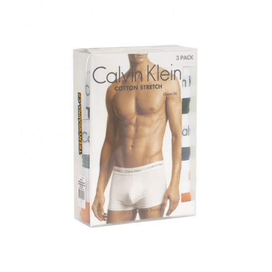 3PACK Moške boksarice Calvin Klein večbarvne (U2664G-LFW)