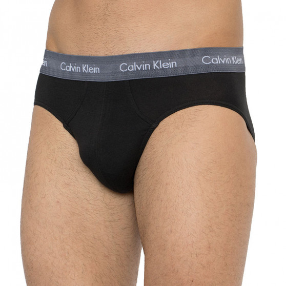 3PACK moške hlačke Calvin Klein črna (U2661G-ORA)