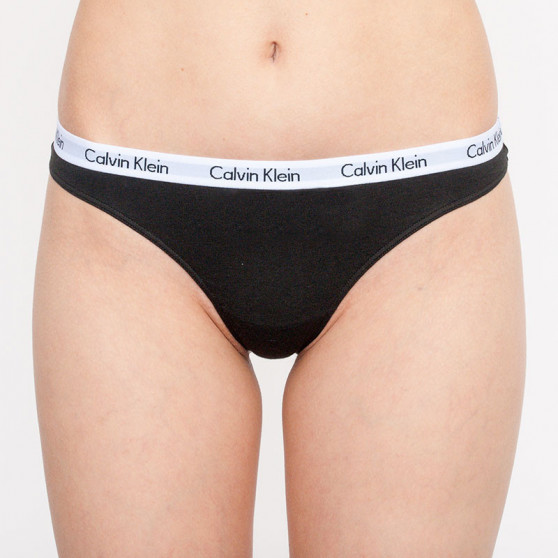 3PACK ženske tangice Calvin Klein večbarvne (QD3587E-QT6)