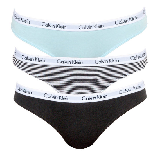 3PACK ženske hlačke Calvin Klein večbarvne (QD3588E-QT6)