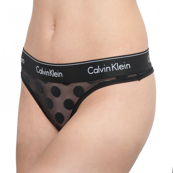 Ženske tangice Calvin Klein črne (QF5849E-6WA)