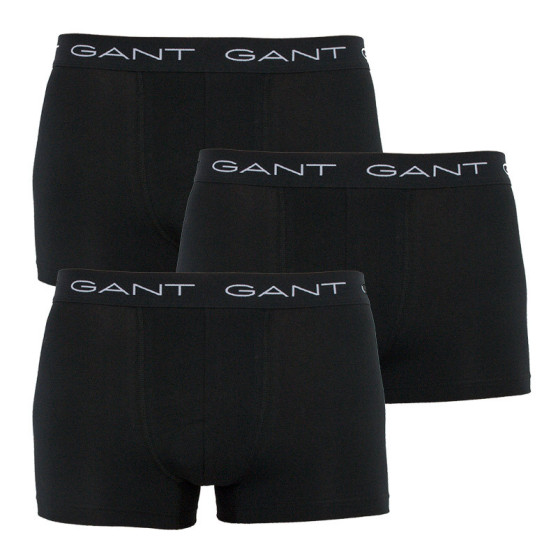 3PACK Moške boksarice Gant črne (3003-5)