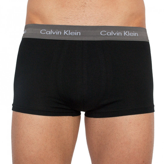 3PACK Moške boksarice Calvin Klein črne (U2664G-SZM)