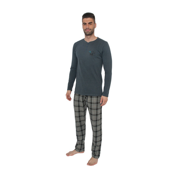 Moška pižama Gino siva (79071)