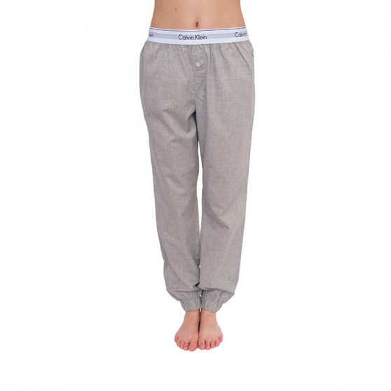 Ženske hlače za spanje Calvin Klein siva (QS5934E-020)