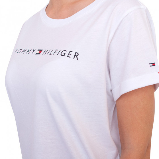 Ženska majica Tommy Hilfiger bela (UW0UW01618 100)