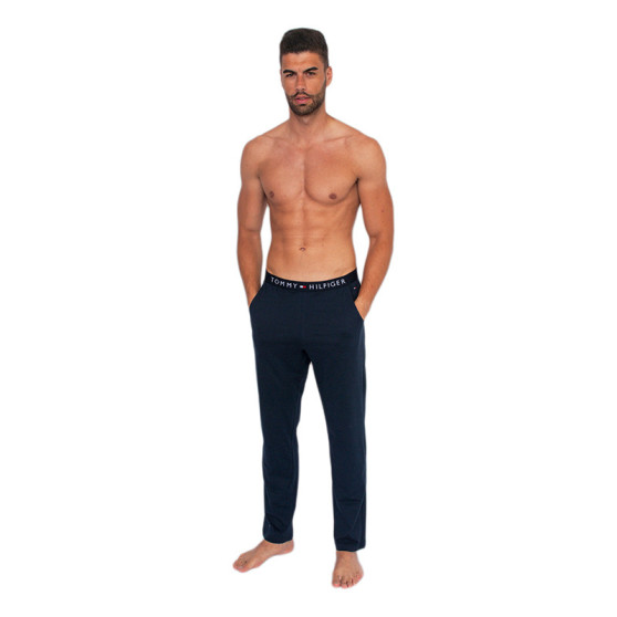 Moške hlače za spanje Tommy Hilfiger temno modre (UM0UM01186 416)