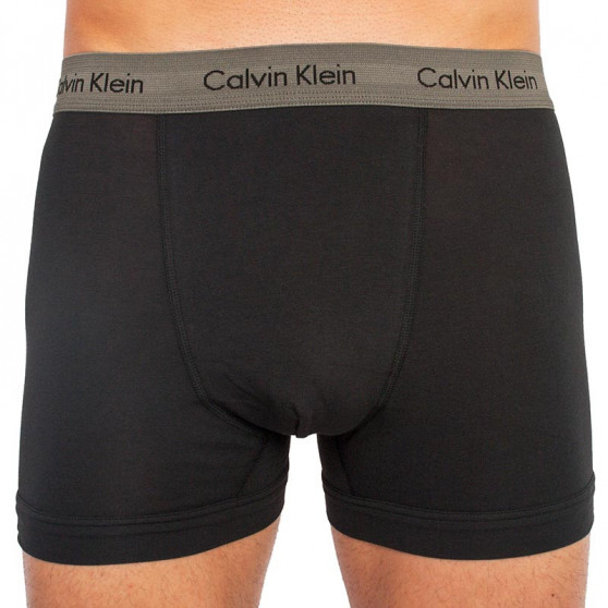 3PACK Moške boksarice Calvin Klein črne (U2662G-LMB)