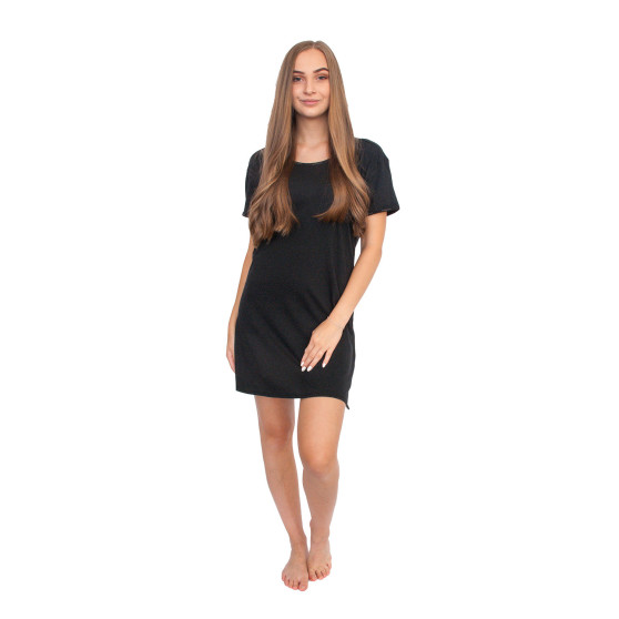 Ženska nočna srajca Calvin Klein črne (QS6104E-001)