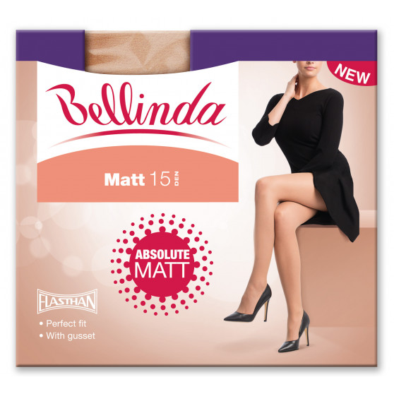 Ženske svilene nogavice Bellinda mandelj (225021-0116)