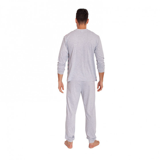 Moška pižama Foltýn prevelike siva (FPDN4)