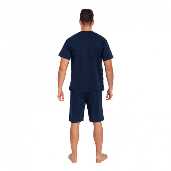 Moška pižama Foltýn prevelike temno modra (FPKN6)