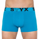 Moške boksarice Styx športna guma prevelike svetlo modre (R969)