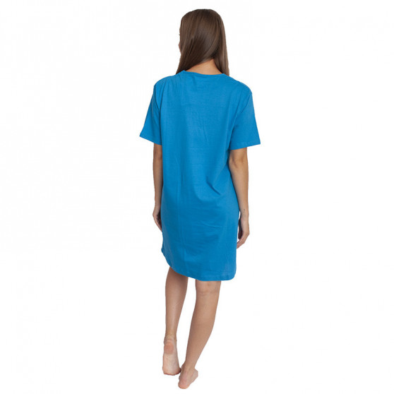 Ženska nočna srajca Molvy modra (AK-3190)