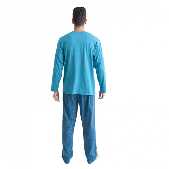 Moška pižama Gino turkizna (79089)