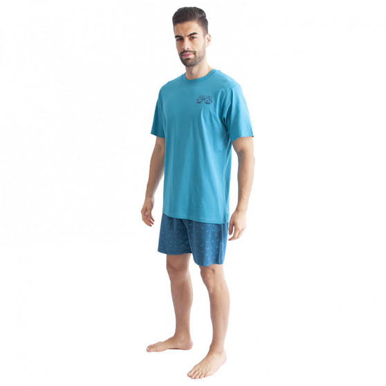 Moška pižama Gino turkizna (79094)