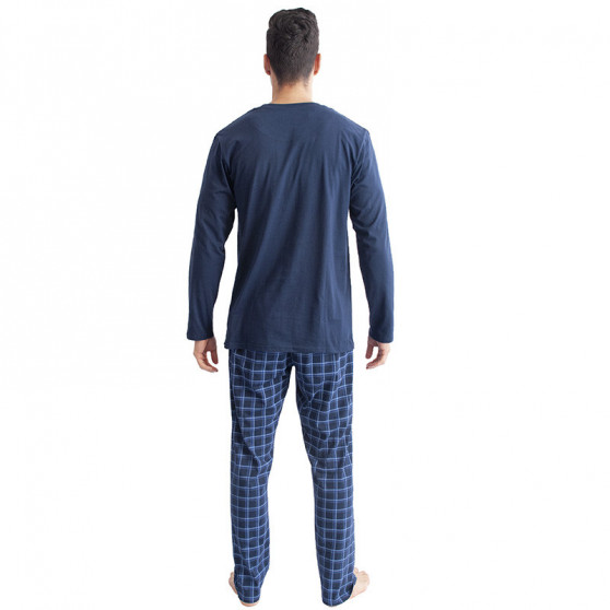 Moška pižama Gino temno modra (79095)