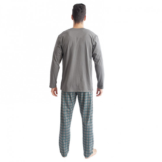 Moška pižama Gino temno siva (79095)