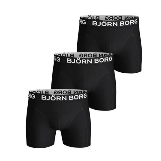 3PACK Moške boksarice Bjorn Borg črne (9999-1076-90011)