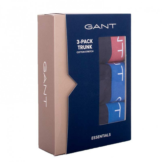 3PACK moške boksarice Gant temno modre (902033603-410)