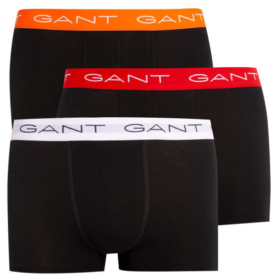 3PACK Moške boksarice Gant črne (902033603-5)