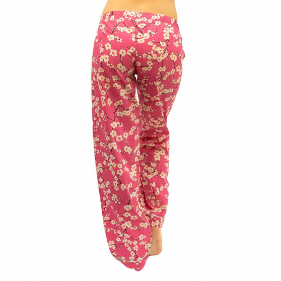 Ženske hlače za spanje Molvy roza (KT-006)