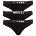 3PACK ženske tangice Diesel črne (00SE0K-0EAUF-E4101)