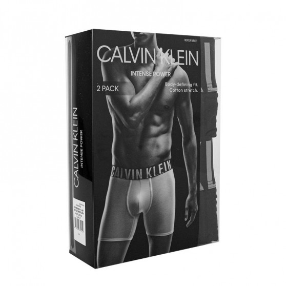 2PACK moške hlačke Calvin Klein črna (NB2601A-UB1)