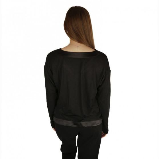 Ženska spalna srajca Calvin Klein črna (QS6528E-UB1)