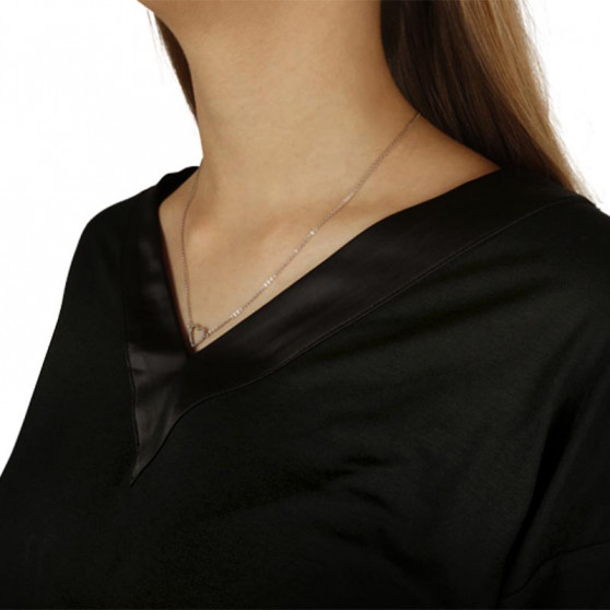 Ženska spalna srajca Calvin Klein črna (QS6528E-UB1)