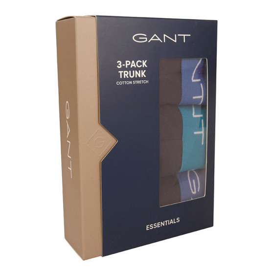 3PACK moške boksarice Gant temno modre (902113003-409)