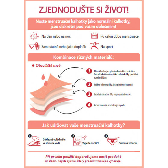 Ženske hlačke DIM menstrualna črna (D0AYB-0HZ)