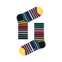 Nogavice Happy Socks Atletske črtaste srednje visoke nogavice (ATSTR14-9300)