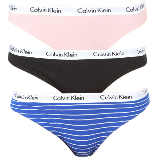 3PACK ženske hlačke Calvin Klein večbarvne (QD3588E-JMO)