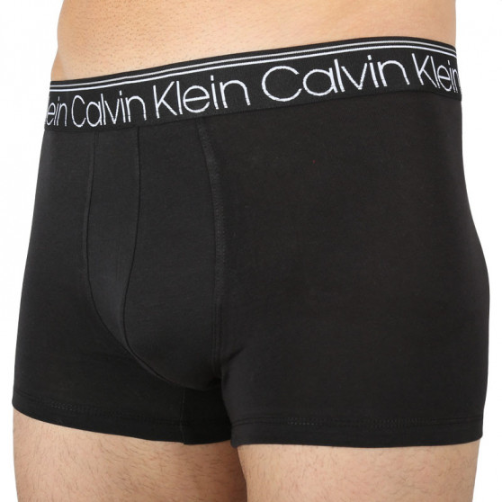 3PACK Moške boksarice Calvin Klein črne (NB2336A-T6B)