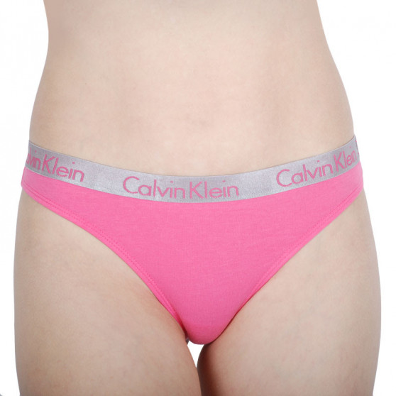 3PACK ženske tangice Calvin Klein večbarvne (QD3560E-M8C)