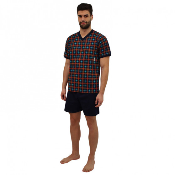 Moška pižama Lonka večbarvna (vzor 95)
