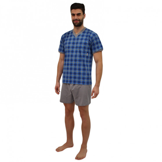 Moška pižama Lonka modra (vzor 98)