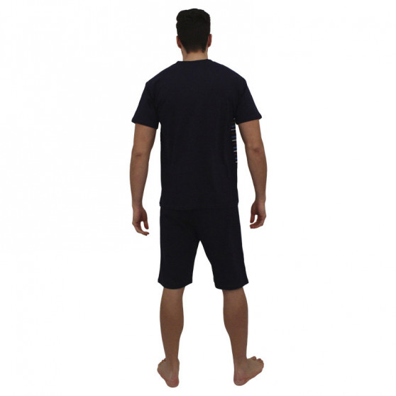 Moška pižama Foltýn prevelike temno modra (FPKN9)