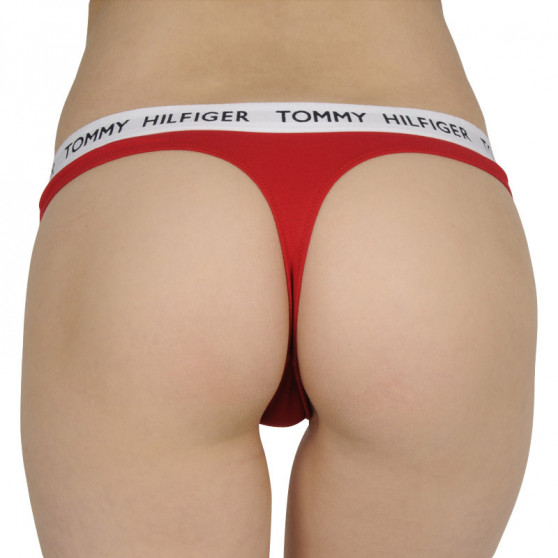 Ženske tangice Tommy Hilfiger rdeča (UW0UW02198 XCN)