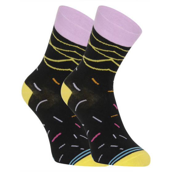 Vesele nogavice Dots Socks črne (DTS-SX-470-C)