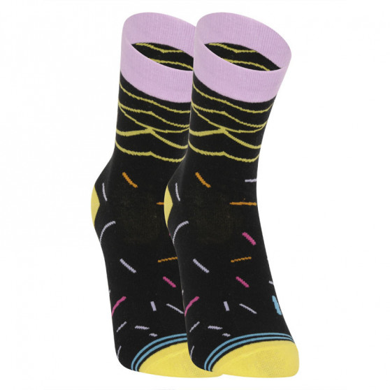 Vesele nogavice Dots Socks črne (DTS-SX-470-C)