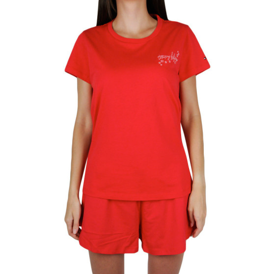 Ženska pižama Tommy Hilfiger rdeča (UW0UW02977 0WD)