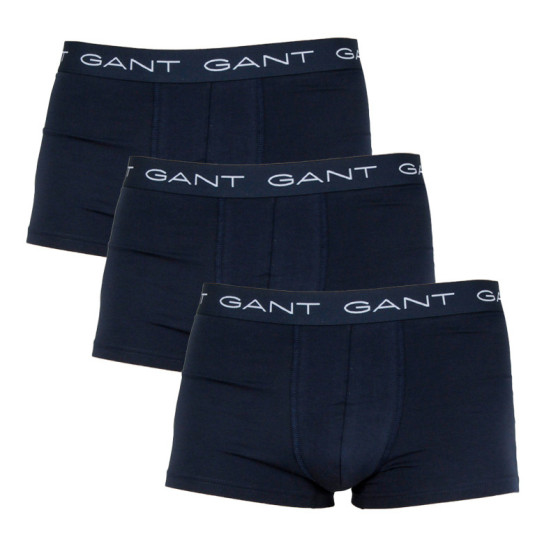 3PACK moške boksarice Gant temno modre (900003003-405)