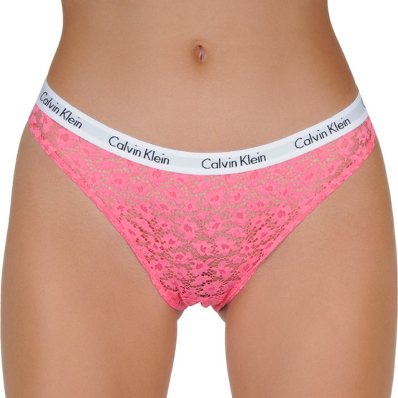 Ženske brazilske hlačke Calvin Klein roza (QD3859E-THV)