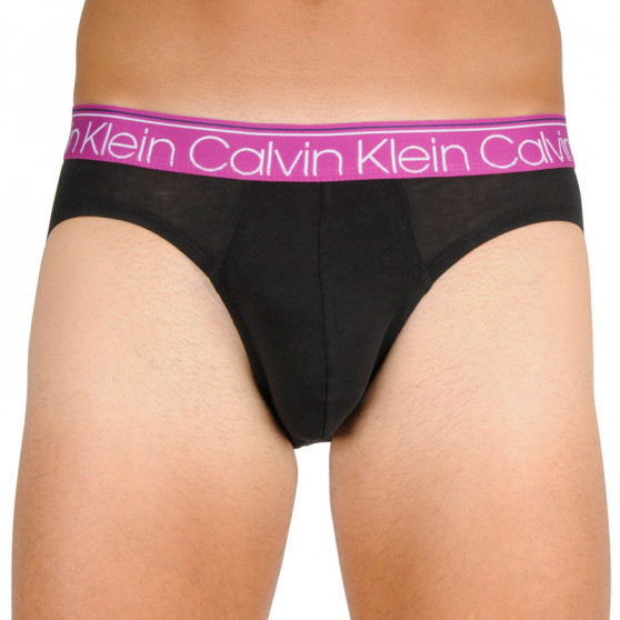 3PACK moške hlačke Calvin Klein črna (NB2415A-T6D)